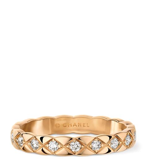 chanel coco crush ring beige gold|Chanel coco crush ring used.